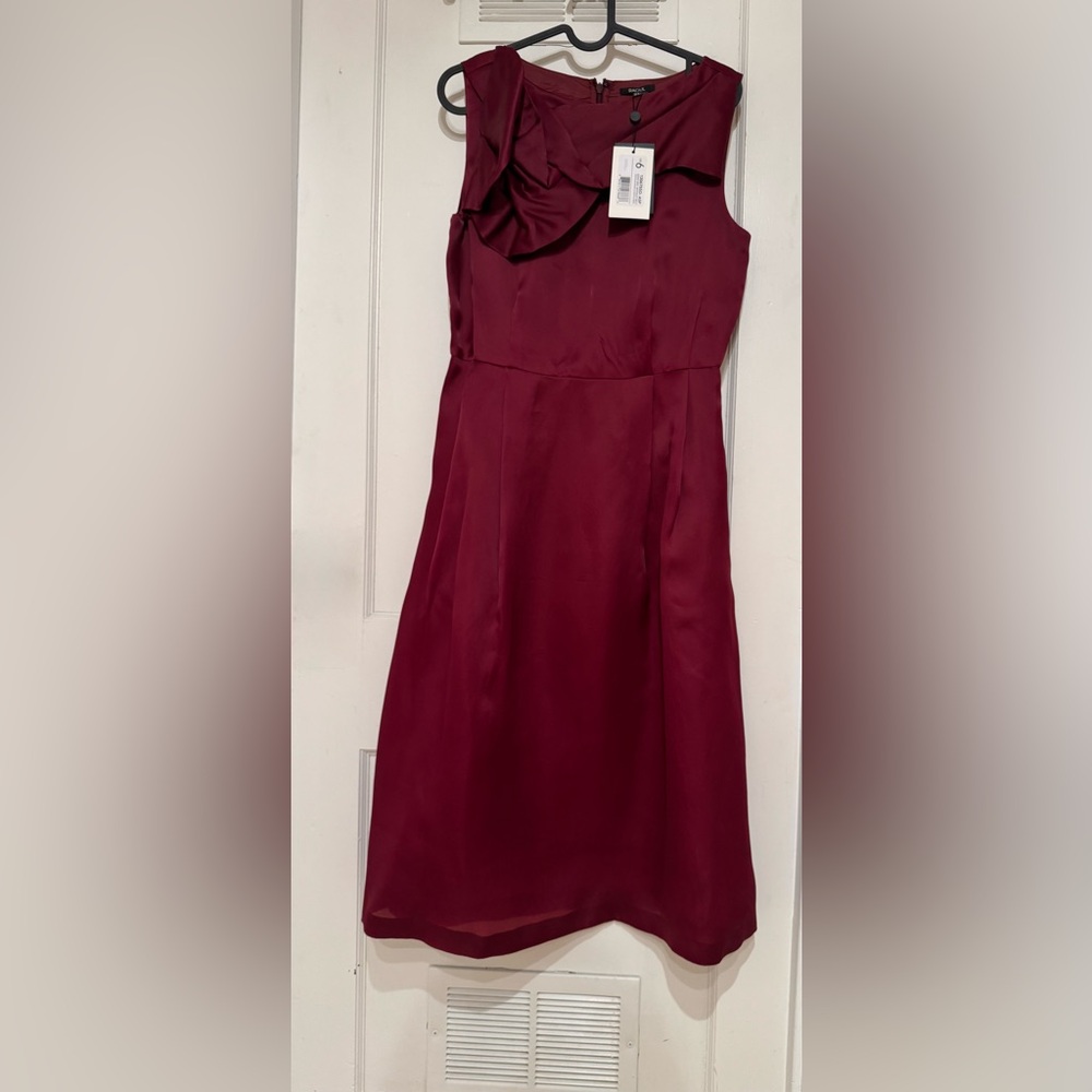 Raoul Burgundy Midi Dress